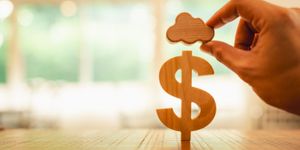 Cloud and Dollar Sign