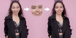 Example of using AI technology to edit and create a new image.
