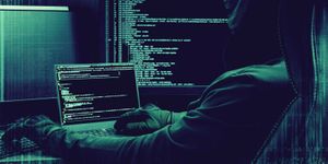 A hacker working on GHES