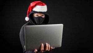 A hacker wearing a Snata’s cap